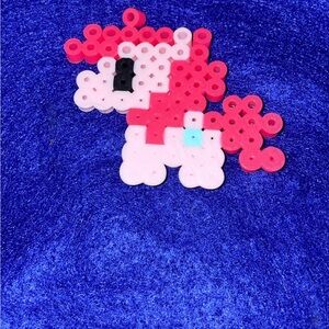 Colorful Beaded pinky pie Art